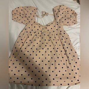 Princess Polly Polka Dot Puff Sleeve Dress